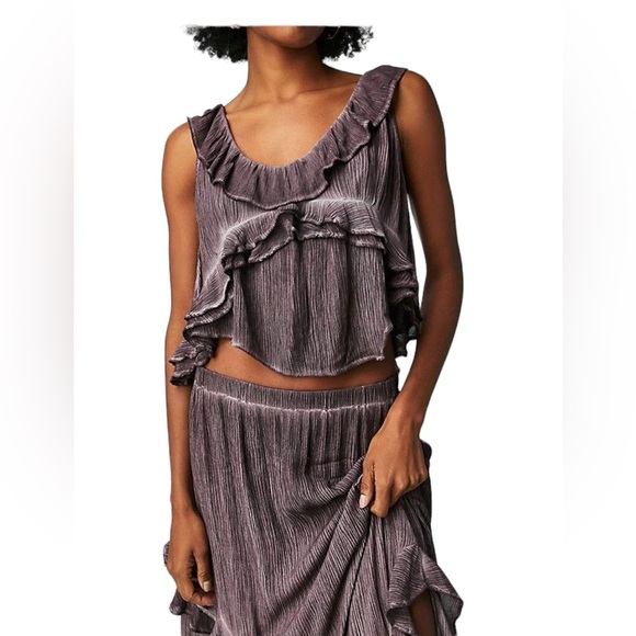 NWOT Free People If Only Set Boho Maxi Skirt - Picture 13 of 13